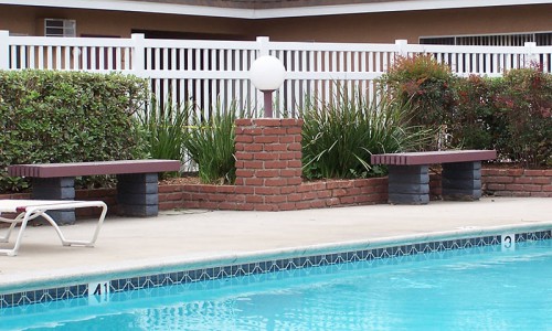 Vinyl Three-Rail Pool Fence Panels in South & Central Florida